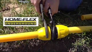 INSTALL  HOMEFLEX™ Underground Gas Pipe [upl. by Beebe860]