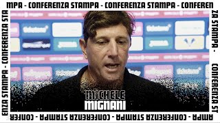 VERONA  CESENA 12 Intervista post partita  Mister Mignani [upl. by Anidan]