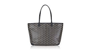 Goyard Goyardine Artois PM Noir [upl. by Colbye]