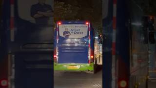 Siddaganga Travels  Intrcity Volvo B11r Sleeper exiting Silk Board for its overnight schedule [upl. by Nyrat605]