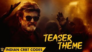 Kaala  Teaser Theme Indian CRBT Codes  Rajinikanth  Pa Ranjith  Santhosh Narayanan [upl. by Schreib907]