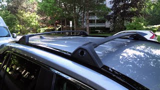 Toyota RAV4 20192024 Roof Rack  Crossbars Installation [upl. by Philipines]