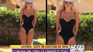 Lavinia Pârva sexy în costum de baie [upl. by Bernita]