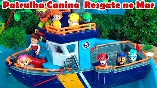 Patrulha Canina Resgate no Mar e Jogo da Patrulha Canina Oba Novelinha e Brinquedo pawpatrol [upl. by Valerie]