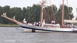 Polish Tall Ship STS POGORIA Sail 2015 [upl. by Aleahcim]