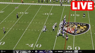 NFL LIVE🔴 Las Vegas Raiders vs Baltimore Ravens  Week 2 NFL Full Game  15th September 2024 NFL 25 [upl. by Ecienahs630]