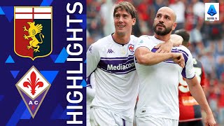 Genoa 12 Fiorentina  Saponara pulls one out of the hat  Serie A 202122 [upl. by Ellegna108]