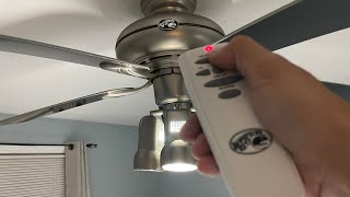 How To Pair Hampton Bay Ceiling Fan Remote Control [upl. by Ariom]