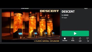 loser fails quota 10 badge 🤣🤣🤣 ROBLOX DESCENT [upl. by Anelim]