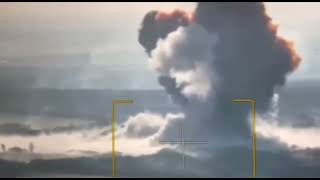 Russian aviation destroys a saltpetre warehouse in the Kursk region with a FAB3000 aerial bomb [upl. by Hepza]