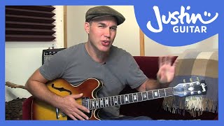 How to Tune Your Guitar To Drop D Tuning  Guitar Lesson ES021 [upl. by Lupee]