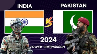 India vs Pakistan Military Power Comparison 2024  Pakistan vs India Military Power 2024 [upl. by Aldwon]