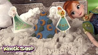 Frozen Fever Kinetic Sand Reine des neiges Fête Givrée Sable Magique Anniversaire dAnna [upl. by Irafat967]