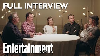 Once Upon A Time In Hollywood Roundtable Brad Pitt Leonardo DiCaprio More  Entertainment Weekly [upl. by Lenora289]