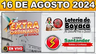 Resultado EXTRA DE BOYACÁ VIERNES 16 de agosto de 2024 [upl. by Brosy]