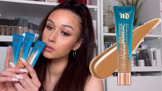 URBAN DECAY HYDROMANIAC TINTED GLOW HYDRATOR  Tutorial amp Review [upl. by Chud314]