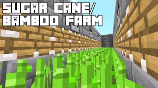 Efficient Sugar Cane Farm  Minecraft 116117 Tutorial Java Edition [upl. by Donni]