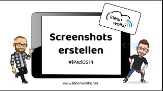 Screenshots erstellen iPadOS 14 [upl. by Ynolem429]