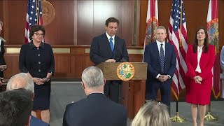 DeSantis facing property insurance crisis questions [upl. by Etnoed]