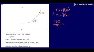 18 Exponential Graphs amp Simultaneous Equations GCSE Maths  Edexcel Practice Tests Set 2  3H [upl. by Eeliak]