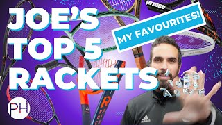 REVIEW TOP 5 TENNIS RACKETS 2024  COACH PICKED  JOE EDITION  Tennis Racket  Tennis Coach [upl. by Inanak]