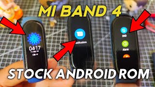 Mi Band 4 Stock Android Custom ROM  How to Flash Custom Theme on Mi Band 4  Stock Android Mi Band [upl. by Mellisa]