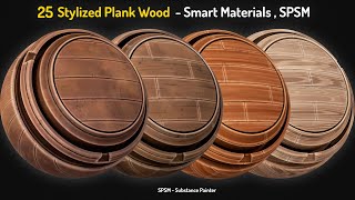 Stylized Plank Wood Smart Materials [upl. by Leraj]