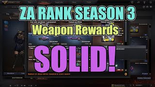 CFPH Rank ZA Season 3 Weapon Rewards Showcase [upl. by Card]