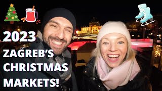 The ULTIMATE guide to ADVENT in ZAGREB Croatia Christmas Market highlights [upl. by Anairam676]