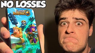 Is it Possible to Beat Clash Royale Without Losing a Game [upl. by Romilly458]