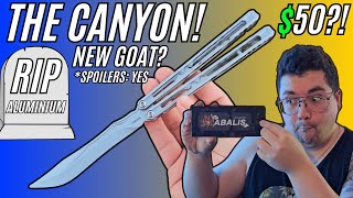 THE NEW BEST BEGINNERBUDGET BALISONG NABALIS CANYON REVIEW [upl. by Smart17]