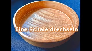 Eine Schale drechseln [upl. by Elpmid875]