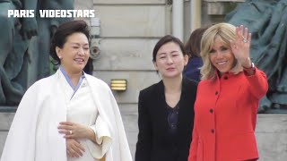 Brigitte Macron amp Peng Liyuan épouse du président Xi Jinping  musée dOrsay 6 mai 2024 Paris [upl. by Nedle]