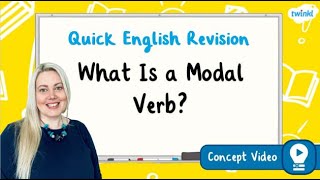 What is a Modal Verb  KS2 English Concept for Kids [upl. by Hobart]