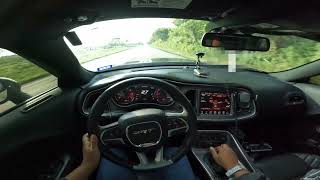 POV Drive in Dodge Challenger SRT HELLCAT Manual 6 Speed ASMR 4K [upl. by Mays]