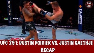 UFC 291 Dustin Poirier vs Justin Gaethje 2 Recap [upl. by Yditsahc235]