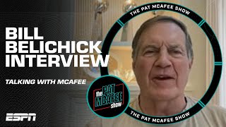 BILL BELICHICK JOINS THE PAT MCAFEE SHOW 👀 Cohosting the NFL Draft Tom Brady as the GOAT amp more 🏈 [upl. by Lohrman]