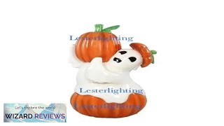 giant outdoor Spooky halloween hanuting show sculpture pumpkin props decorations Ghost in Review [upl. by Standish]