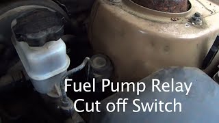 Fuel Pump Relay Cutoff Switch  Easy Fix 2001  2005 Hyundai Sante Fe [upl. by Keeler]