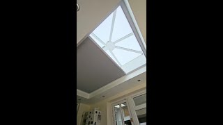 Honeycomb Openview Electric Roof Lantern Blind [upl. by Werda]