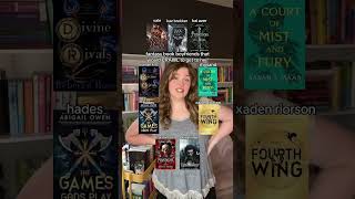 fantasy book recs with the best men booktube bookrecommendations books acotar fantasy booktok [upl. by Asilrak]