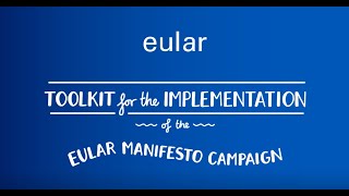 EULAR Manifesto  Toolkit for the implementation of the EULAR Manifesto Campaign [upl. by Baynebridge]