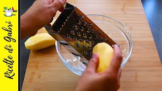 Più buona della pizza Basta grattugiare le patate Ricette di Gabri [upl. by Salokcin]