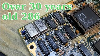 Lets repair an old 286 mainboard Jaton JAM2301V1 [upl. by Linn]