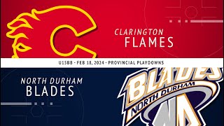 U15BB  Clarington Flames vs North Durham Blades [upl. by Deerdre]