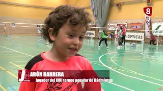 XVII TORNEO POPULAR BÁDMINTON [upl. by Nahpets]