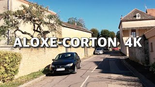 🇫🇷 Driving Europe 4K Beaune to AloxeCorton Burgundy France [upl. by Ainahtan382]