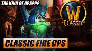 Classic WoW Fire Mage DPS [upl. by Dragon]