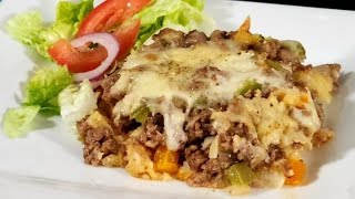 Ground Beef and Potato Casserole  Super Delicious ❤️ [upl. by Onia]