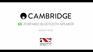 Using the Cambridge Audio G5 [upl. by Lambrecht105]